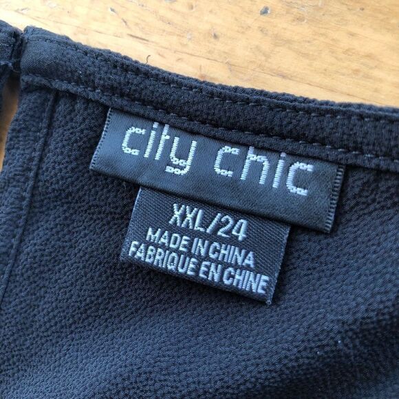 City Chic Black Asplice Jumpsuit Size XXL/24 - Picture 12 of 12